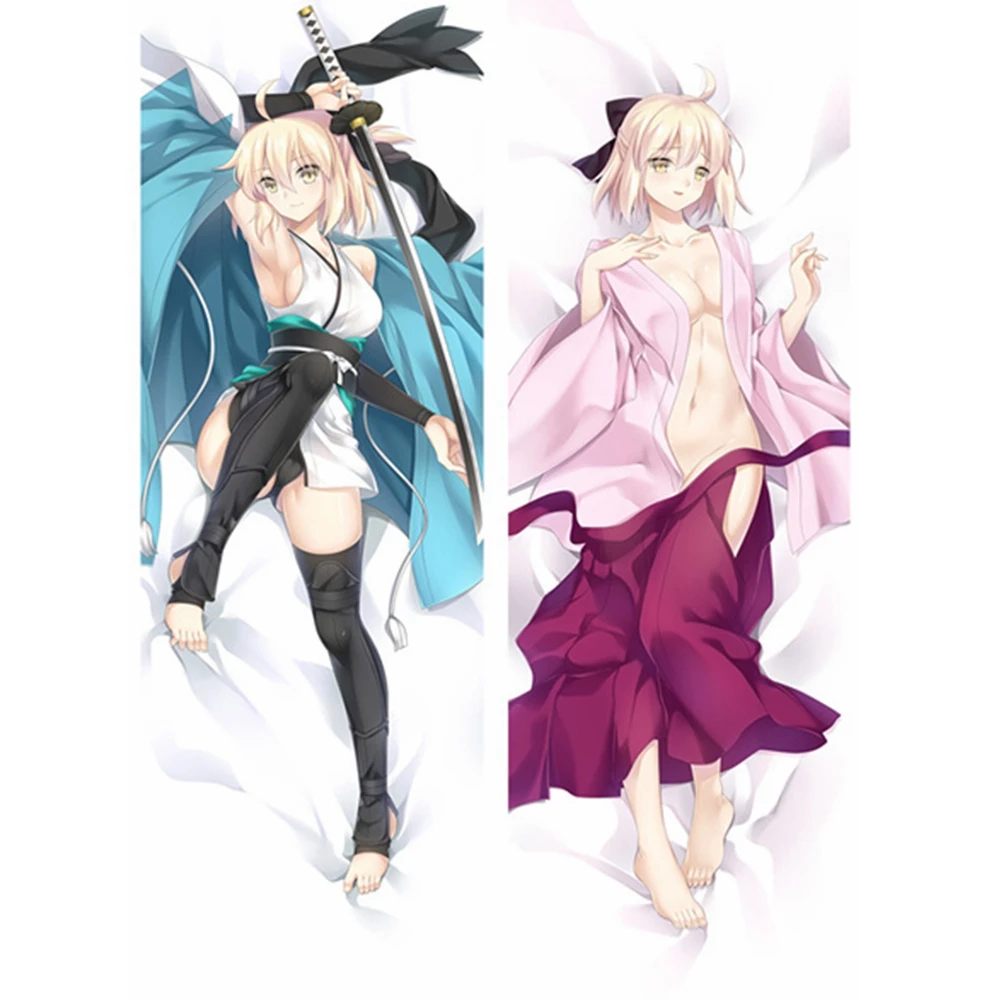 Аниме JK FGO Fate/Grand Order Okita Souji Sakura Saber Dakimakura Чехол для подушки тела чехол
