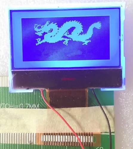 

20PIN SPI FSTN COG Dot Matrix 12864 LCD Screen ST7567 Controller Compatible NT7538 Blue LED Backlight No Adapter Board