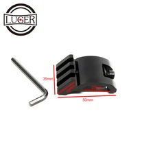 LUGER 45 градусов 20 мм Ультра низкий профиль офсетный угол Пикатинни Крепление для красной точки Охотничье пневматическое Ружье оптические прицелы фонари