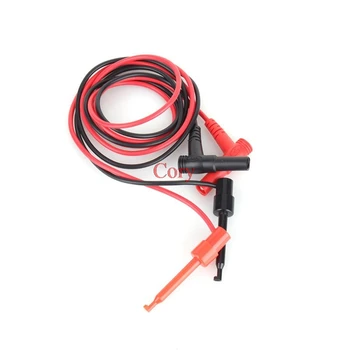 

1pair For Multimeter Test Equipment Banana Plug To Test Hook Clip Probe Cable Fr Multimeter Test CZYC