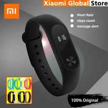 Original Xiaomi Mi Band 2 Smart Fitness Bracelet Watch Wristband Miband OLED Touchpad Sleep Monitor Heart Rate Waterproof IP67