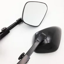For Motorcycle honda suzuki yamaha kawasaki bike BLACK Diamond shape Rearview Mirrors