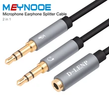 3.5mm Jack Audio Aux Splitter Cable Auxiliary Cord Earphone Adapter Converter Extension Cable Female to 2 Male Mic Audio Adapter 3.5mm Jack Audio Aux Splitter Cable Auxiliary Cord Earphone Adapter Converter Extension Cable Female to 2 Male Mic Audio Adapter