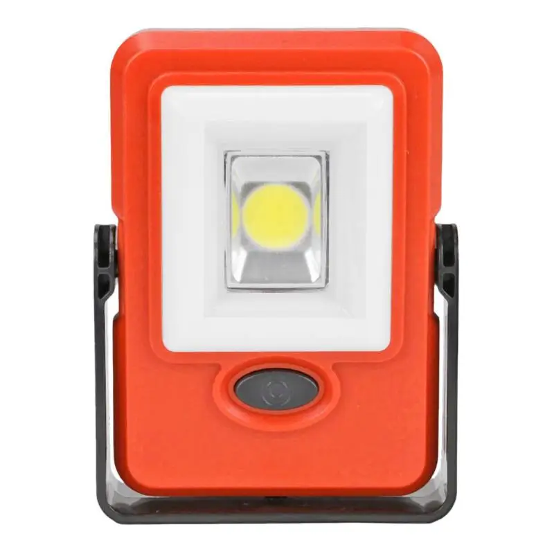orange Мини-cob LED Магнитный свет работы USB Перезаряжаемые аварийного инспекционные лампы, женская, с бусинами с одной главной балкой с крючком магнитом - Испускаемый цвет: orange