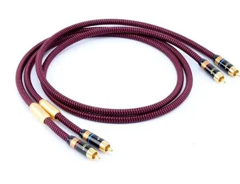 

6N oxygen-free copper signal cable speaker cable HiFi RCA audio cable