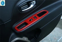 

Lapetus Inner Car 4 Door Armrest Window Lift Button Panel Cover Trim / Colorfully Interior Fit For Jeep Renegade 2015 - 2020 ABS