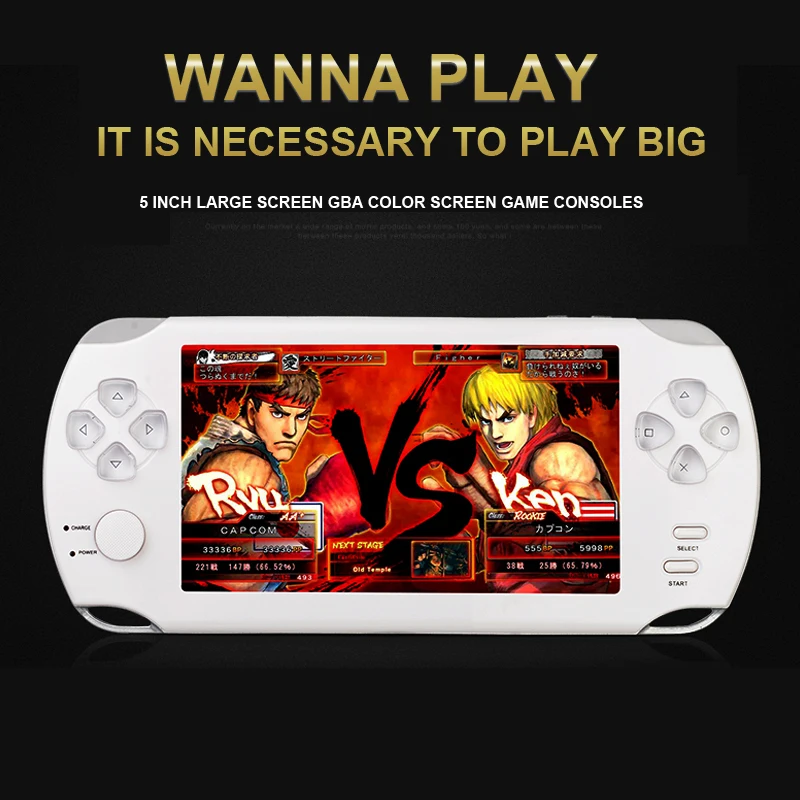

5.0" HD screen Portable Multimedia Player Digital Video Camera 8GB Handheld game consoles MP3 MP4 player Video Games e-books