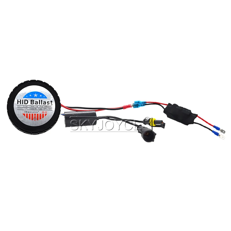 SKYJOYCE AC 12V 55W Canbus HID Ballast For 55W Xenon HID Replacement Bulb Headlight Kit Mini All In One Slim Round HID Ballast  (18)
