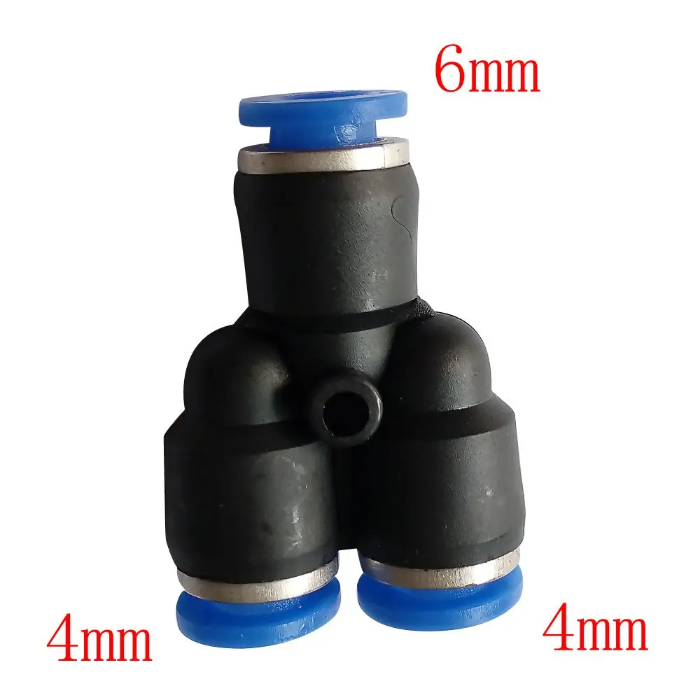 4mm 6mm 8mm 10mm 12mm Tubo OD 3 Y forma neumática empujar en CONECTOR conexión rápida igual o reductora 4mm 6mm 8mm 10mm 12mm Tubo OD 3 Y forma neumática empujar en CONECTOR conexión rápida igual o reductora