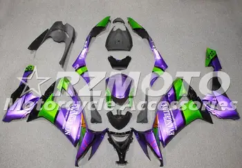 

3Gifts New ABS Motorcycle Fairings Kit Fit for kawasaki Ninja ZX-10R ZX10R 2008 2009 2010 10R 08 09 10 Bodywork custom purple