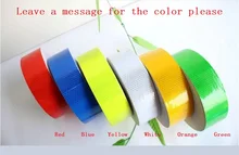Reflective Warning Safety Adhesive Tape Bike Truck Car Motorcycle PVC Reflective Self-adhesive Warterproof Tapes reflective safety warning pvc strip garment accessories safety vest clothing reflective crystal lattice pvc tapes