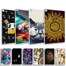 Мягкий чехол для планшета с рисунком для samsung Galaxy Tab A 10,1 чехол силиконовый SM-T515 SM-T510 T515 T510 мягкий ударопрочный чехол из ТПУ