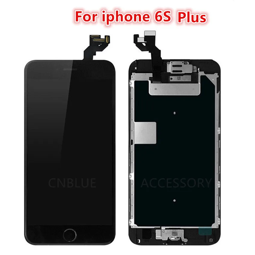 

5.5inch For iPhone 6Splus Full Set Complete LCD Display Digitizer Assembly Replacement 3D Touch Camera Speaker home button