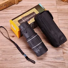 1 Pc 16×52 Dual Focus Telescope Zoomable Optic Lens Monocular Hiking Scope Binoculars