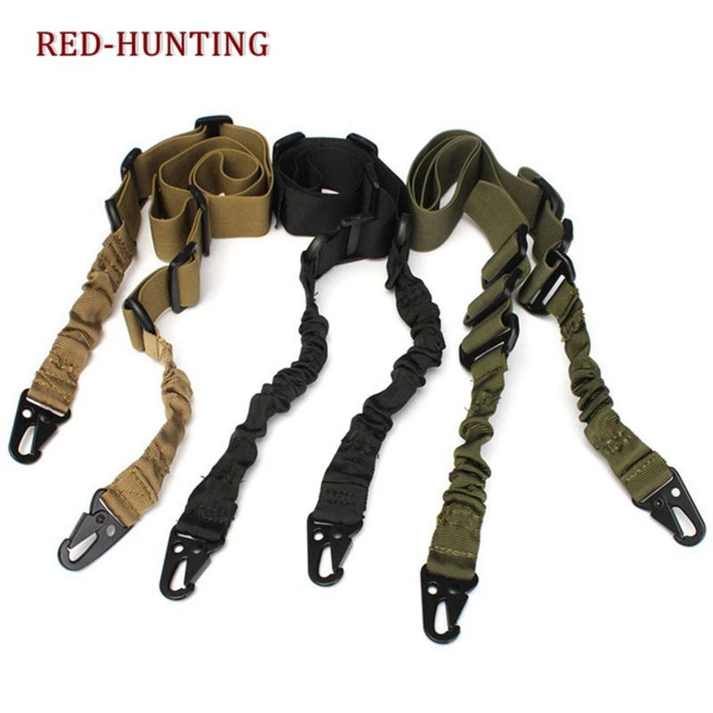 Tactical Adjustable Two Point Sling Equipment Hunting Airsoft Gun Rifle