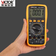 1 шт. ВИКТОР VC980 + Т-RMS Цифровой Мультиметр Ручной Автоматический Выбор Диапазона Электронный Прибор с Большой ЖК-Дисплей
