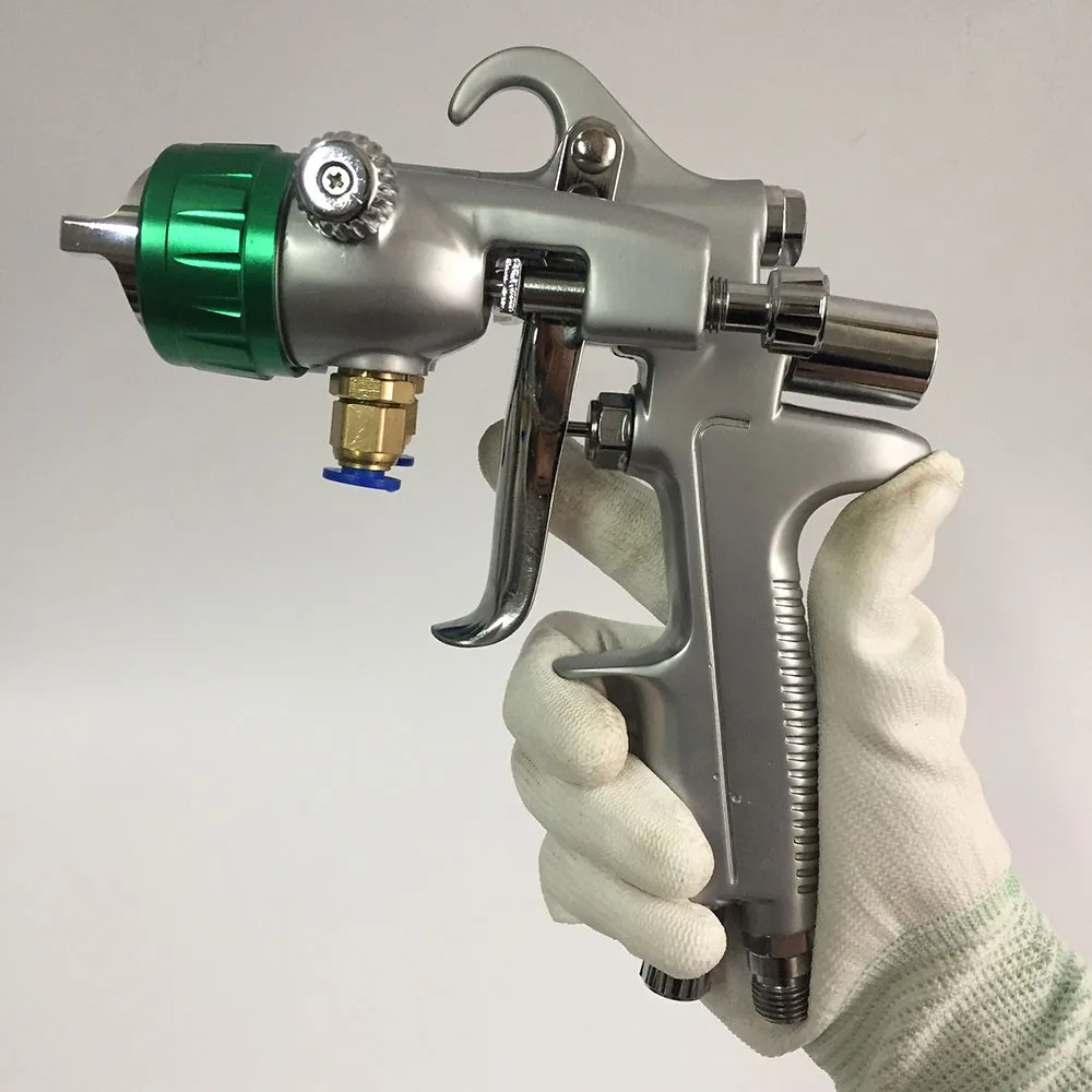 

SAT1189 high pressure stainless steel nozzle paint professional airbrush high pressure spray gun pneumatic chrome paint tool