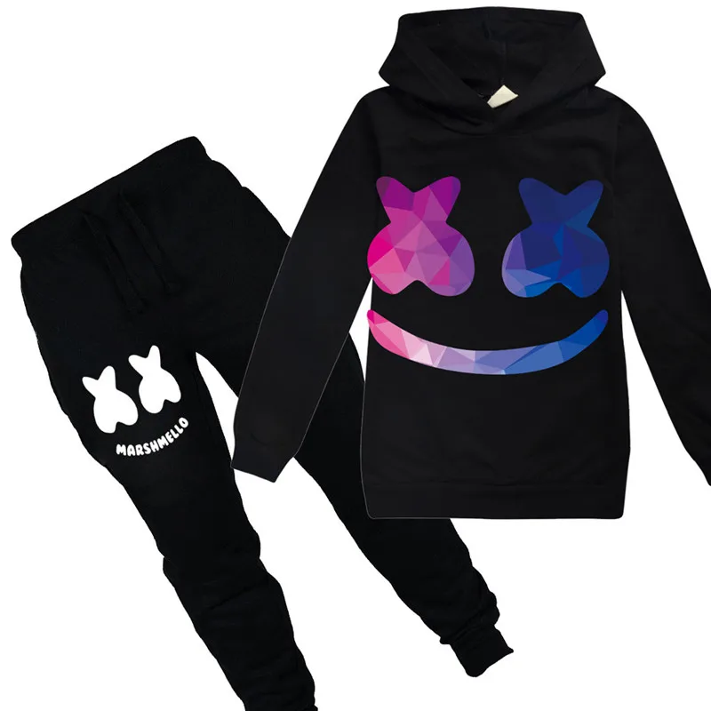 Marshmello Dj Music Boys Girls Clothes Long Sleeve Sets Children Roblox Mask Kids T Shirts Tracksuits Baby Jacket Hoodie Suit Buy At The Price Of 6 56 In Aliexpress Com Imall Com - roblox t shirt marshmallow