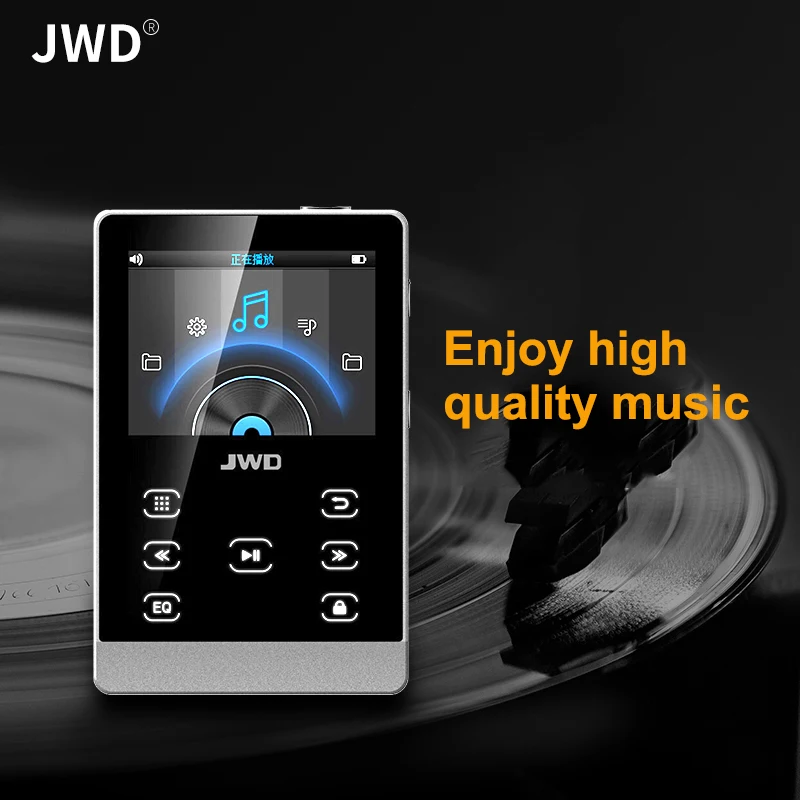 JWD HIFI музыкальный плеер мини Mp3 сенсорный экран без потерь 30 WAV/FLAC/APE 8 ГБ/16 ГБ Поддержка линейного выхода