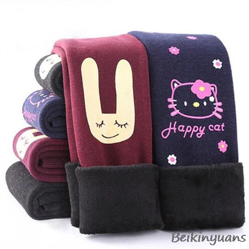 

Winter Keep warm Baby Leggings Velvet Bottoming Leggings Baby Girls express Hairs Korean Version Of Trousers Girls Leggings Baby