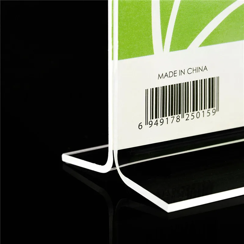 5 шт./упаковка акриловые Т образные настольные знаки|card display stand|business card holderdisplay stand