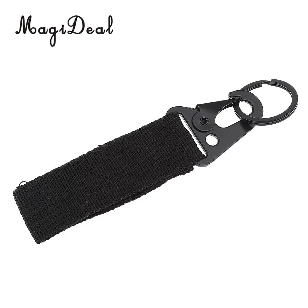 Tactical Molle Nylon Webbing Strap Buckle Backpack Attachment Clip Keychain Belt Hanging Tool Camping Hiking Travel