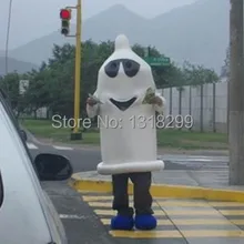 Талисман ПРЕЗЕРВАТИВ костюм талисмана необычные платья пользовательские фантазии костюм косплей комплекты mascotte тема карнавальных костюмов