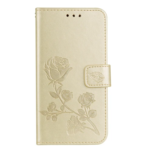 Для huawei Y5 чехол Великолепная Роза узор кожаный бумажник чехол для huawei Y5 MYA-L02 MYA-L03 MYA-L22 MYA-L23 MYA-l41 - Цвет: Gold