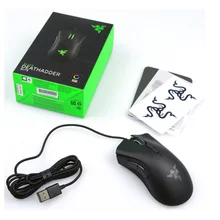 Razer DeathAdder Эфирная Проводная игровая мышь, оптический сенсор razer DeathAdder Elite для компьютера, ноутбука, ПК, геймера, игровая мышь