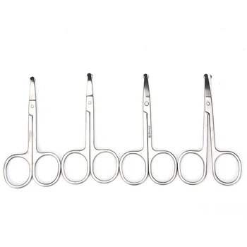 

New 1Pcs Stainless Steel Beauty Tools Nose Trimmers Hair Scissors Ear Remover Cut Beauty Removal Tools Fashion