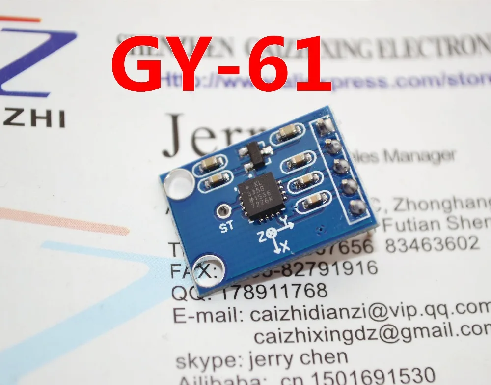 GY-61 3-5V ADXL335 Module 3-axis Analog Output Accelerometer Angular Transducer Module
