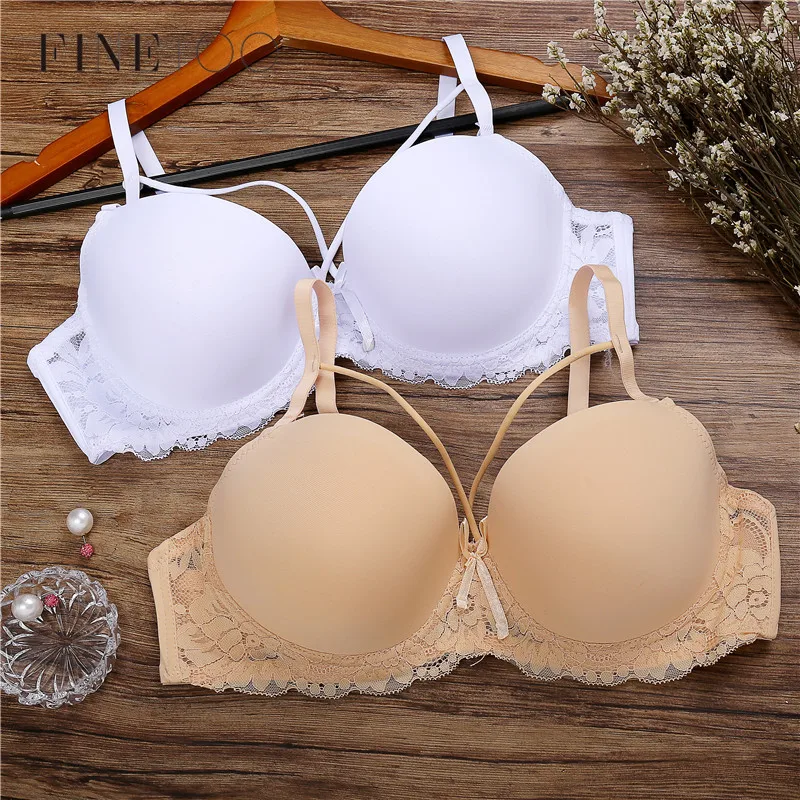 Soutien-gorge Sexy pour femmes lisse ultra-mince 3/4 soutien-gorge dos nageur profond V sous-vêtements B C soutien-gorge Lingerie charmante 6 couleurs soutien-gorge