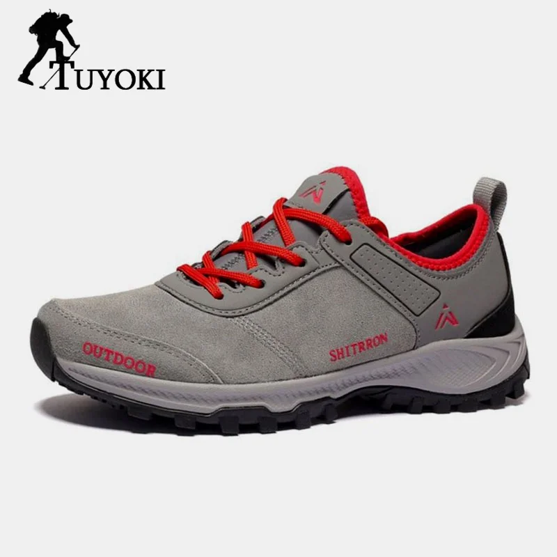 

Tuyoki 5 Color Unisex Daily Sneakers Spring Couple Hiking Shoes Women/Men Hiking Climbing Shoes Club Camping Footwear Size 36-44