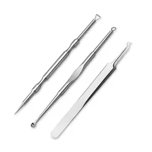 Удаление акне набор инструментов удаление акне 3 шт прыщ, шрам, акне Прямая горячий стиль 17sep27