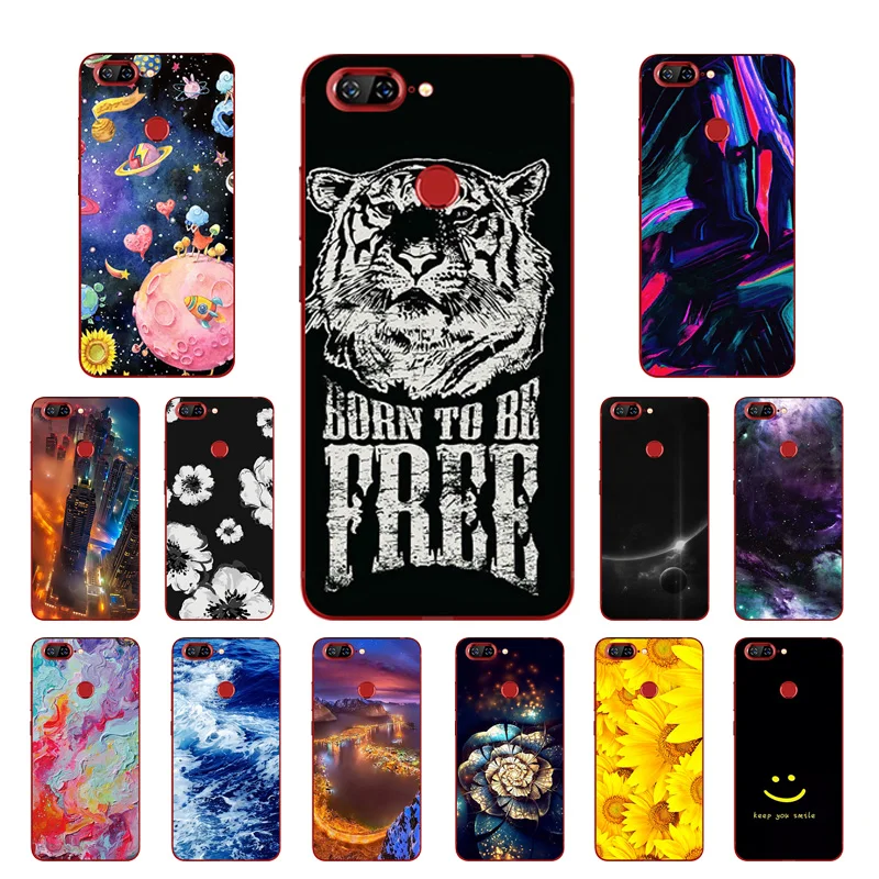 for Lenovo S5 K520 Soft TPU Phone Fitted Cases Luxury Slim Silicone Shell 5.7 inch Capa Billow Printing |