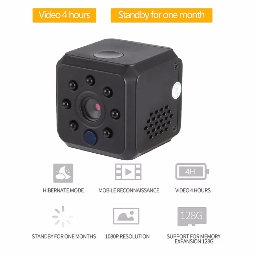 

Mini Full HD 1080P Camera DVR Surveillance Camcorder Home Sercurity CCTV Video Recorder Support 128G TF Card Motion Detection