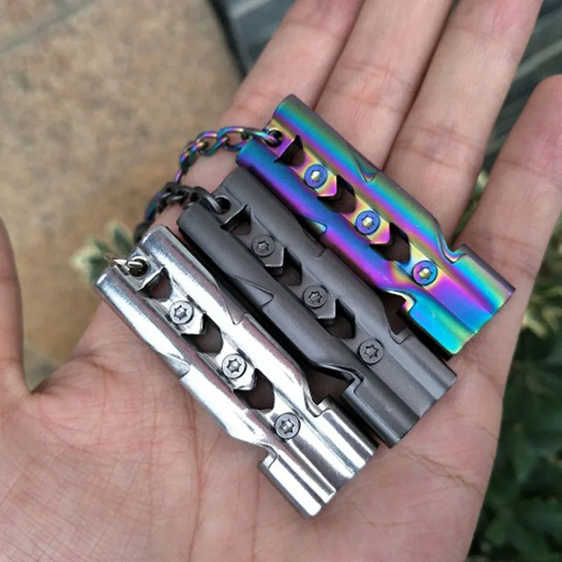 Самозащита личная безопасность EDC инструмент громкий объем металл нержавеющая