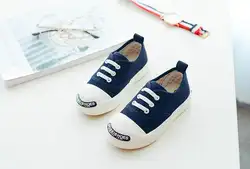 Обувь для детей для девочек Детская парусиновая обувь для мальчиков Повседневная летняя обувь для девочек 2018 Демисезонный белые кроссовки