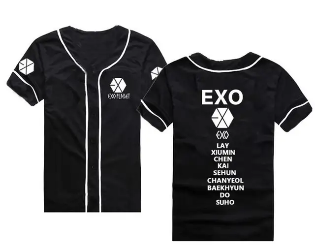 EXO Planet Band Member Baseball Jersey