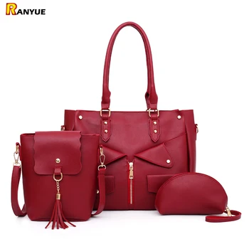 

European Brand Designer Motorcycle Bag Women Clothing rivet Jacket Bags Women Leather Handbags shoulder messenger bag set purses