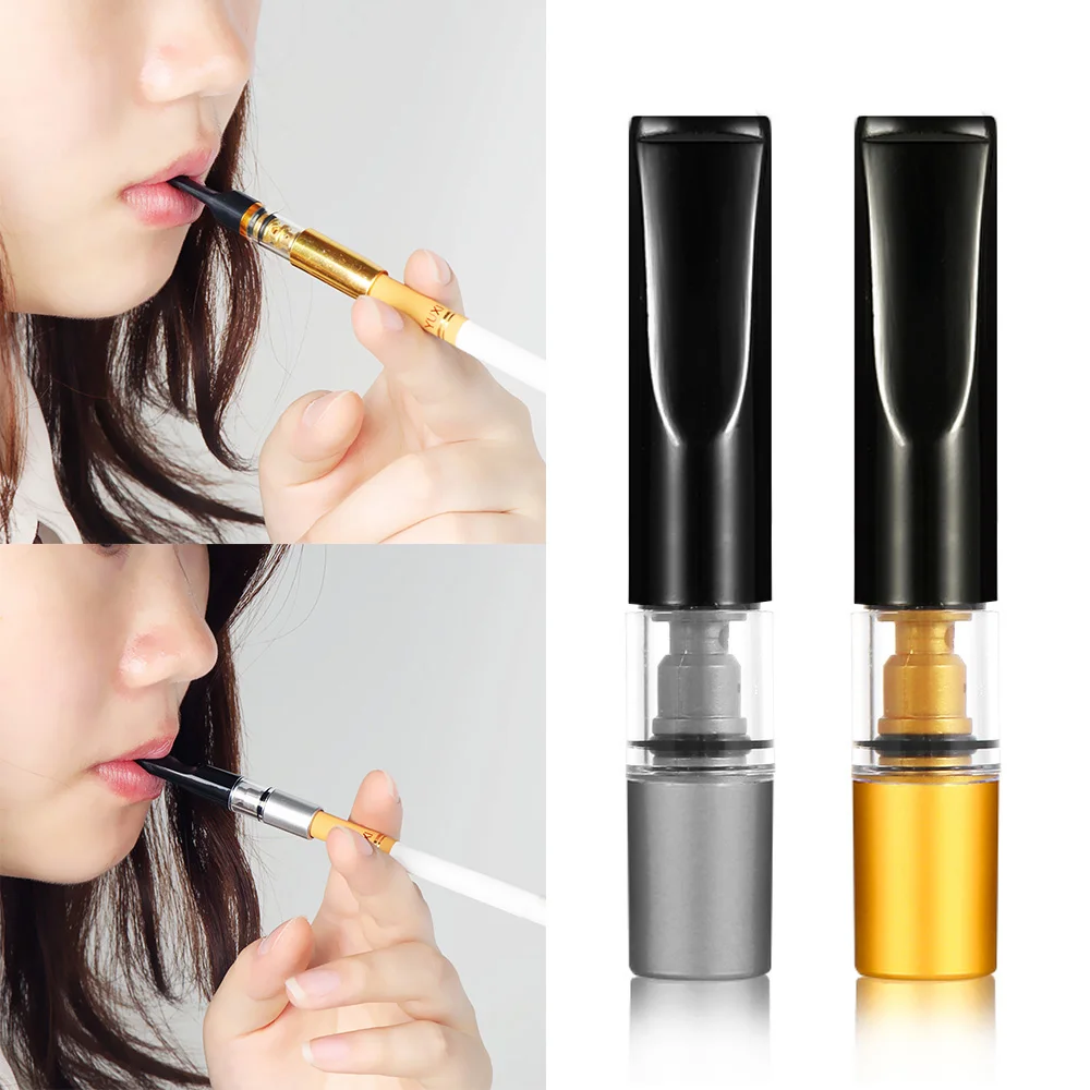 

2PCS New Tobacco Cigarette Filter Mouthpiece Reduce Tar Cigarette Portable Creative Holder Reusable Cleaning Smoking Tool