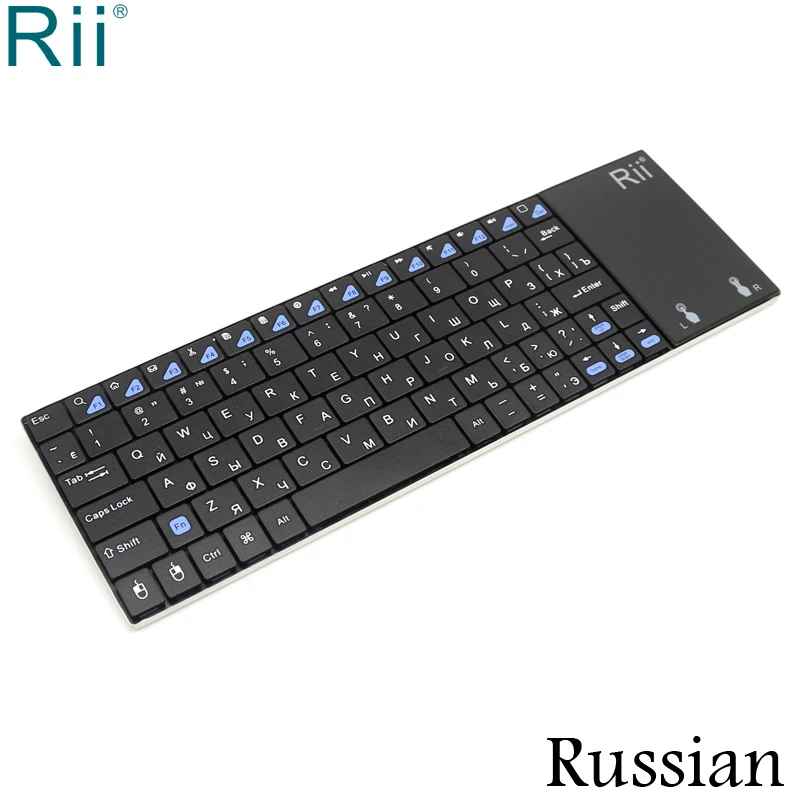 Мини Клавиатура Rii i12 Беспроводная с тачпадом и мышью 2 4 ГГц|Клавиатуры| |