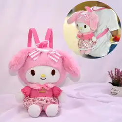 OCHGEP Симпатичный мультфильм My Melody Плюшевый Рюкзак мягкий сумка Kawaii детский сад ребенка школьный девочек Подарки для детей mochila