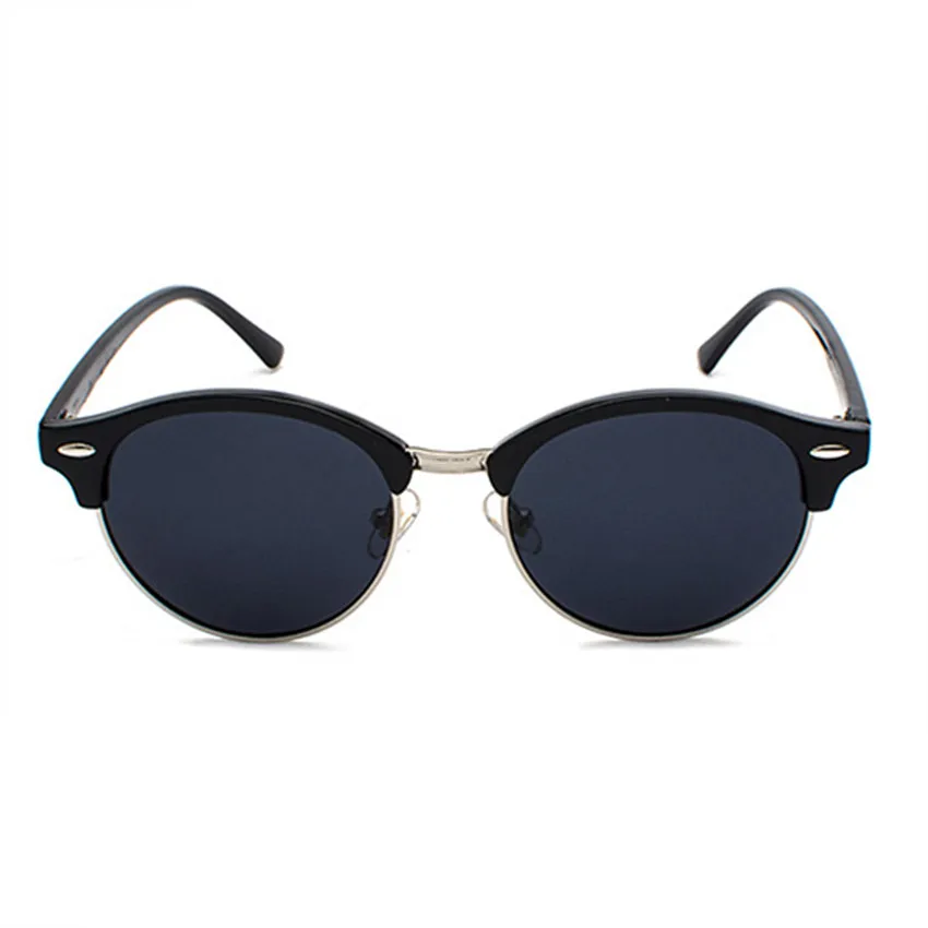 UVLAIK, Ретро стиль, поляризационные солнцезащитные очки для мужчин и женщин, ретро дизайн, для вождения, солнцезащитные очки, классические, Полароид, UV400, зеркальные солнцезащитные очки - Цвет линз: BLACK SILVER