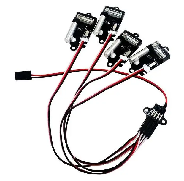 

Free Shipping Super High Brightness Xenon Burst Light Auto Strobe Flash 2 modes for Fpv Multicopter strobe light 4 Xenon lights
