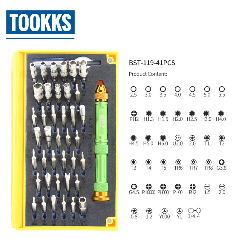 67 в 1 BST-118 Экономичный набор отверток Набор отверток разборный ручной набор инструментов для ремонта мобильных устройств
