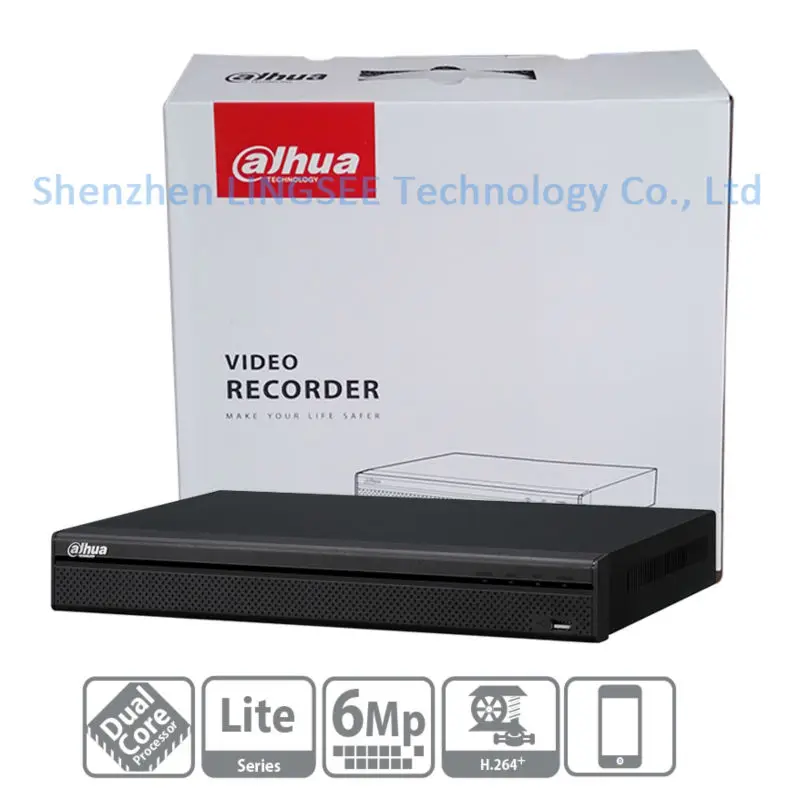 Dahua Original Englsih version NVR 4CH 8CH NVR2104 2108HS S2 up to 6Mp Recording 1080P Onvif