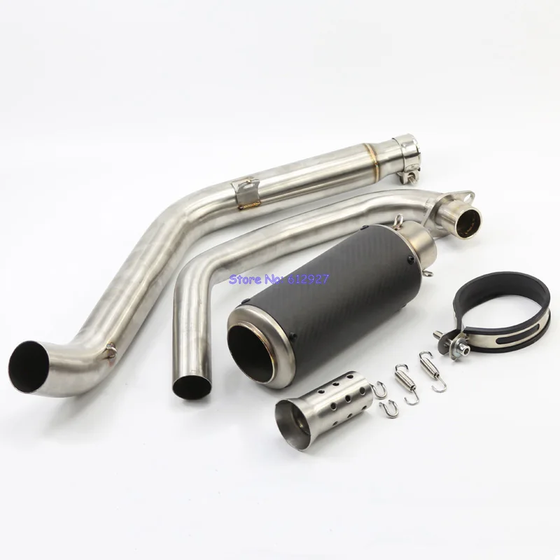 

Motorcycle CB190 CB190F CBF190 CBF190R Exhaust Muffler Pipe Slip On System GP Exhaust Muffler and Stainless Steel Mid Link Pipe