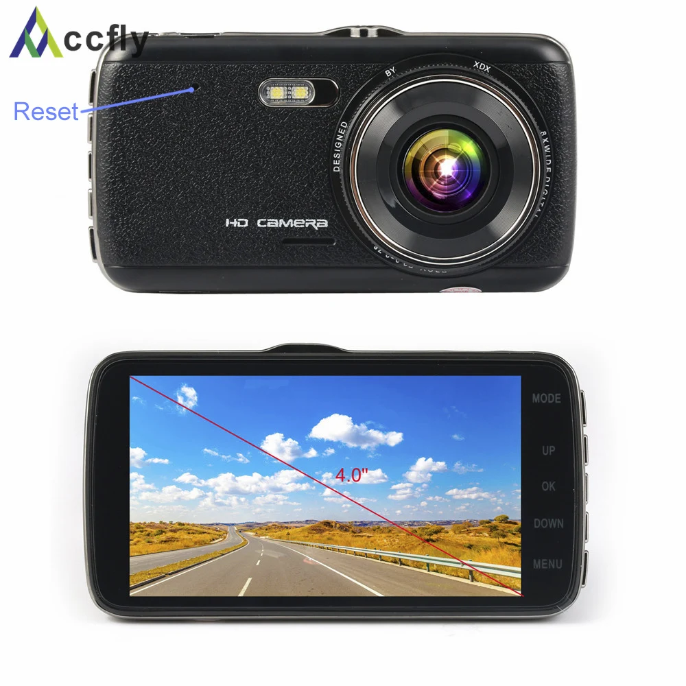Автомобильный видеорегистратор Accfly 4 0 дюйма Full HD 1296P IPS экран WDR|dash cam camera|dual lensvideo