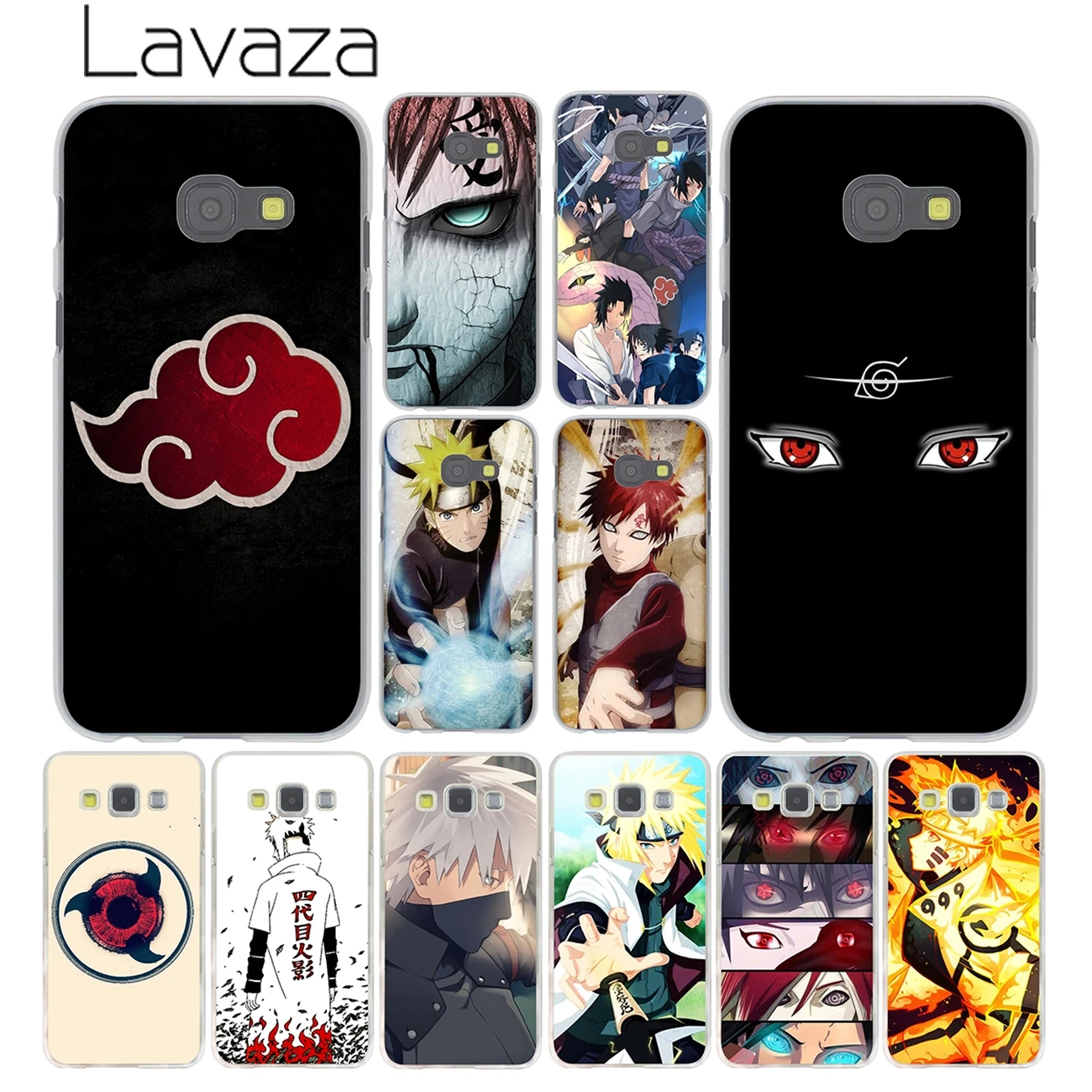 

Lavaza Anime Naruto Akatsuki Desgin Phone Case for Samsung Galaxy Note 10 9 8 A9 A8 A7 A6 Plus 2018 A5 A3 2015 2016 2017 Cover